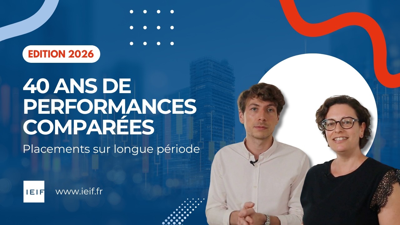 Edition 2026 de l'étude : 40 ans de performances comparées - Placements sur longue période
