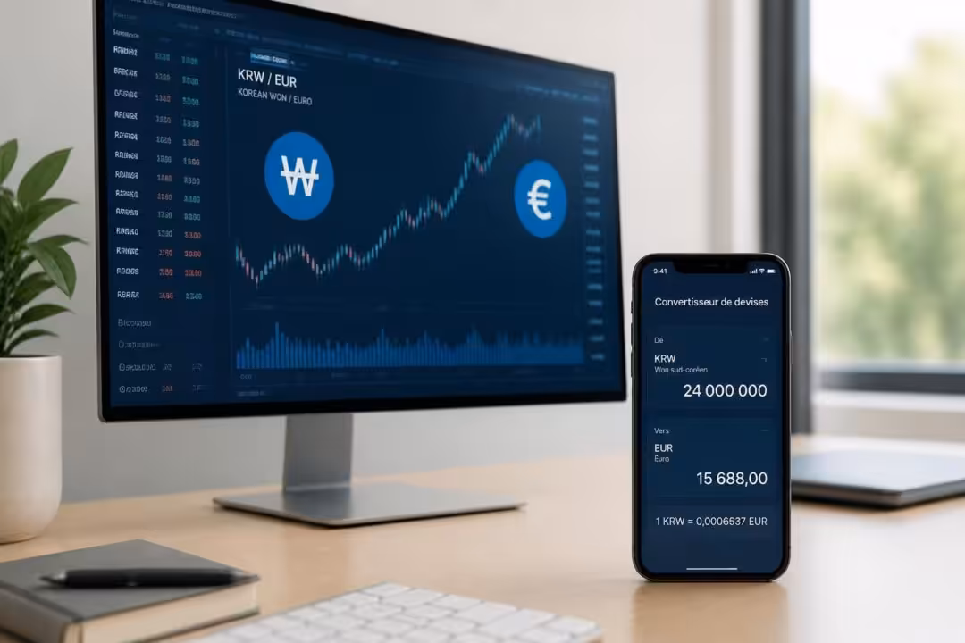 convertissez rapidement 24 millions de won en euros avec notre outil de conversion simple et précis. obtenez le taux de change actuel en un clic.