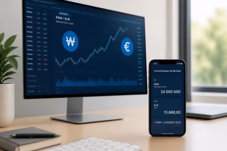 convertissez rapidement 24 millions de won en euros avec notre outil de conversion simple et précis. obtenez le taux de change actuel en un clic.