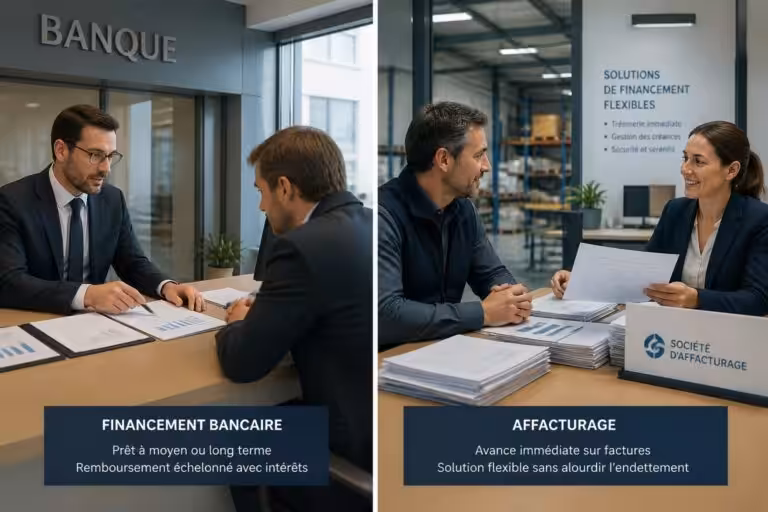 découvrez les différences entre le financement bancaire et l'affacturage pour choisir la solution la mieux adaptée au financement de votre entreprise.